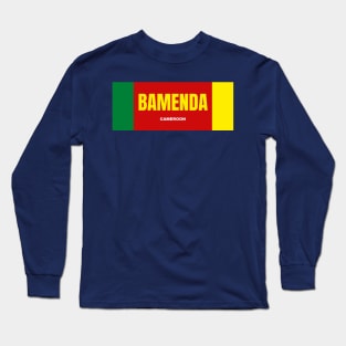 Bamenda City in Cameroon Flag Colors Long Sleeve T-Shirt
